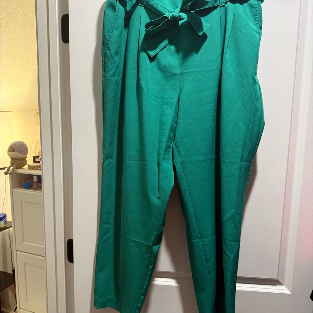 LOFT High Waist Trousers with Tie